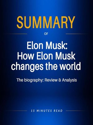 cover image of Summary of Elon Musk